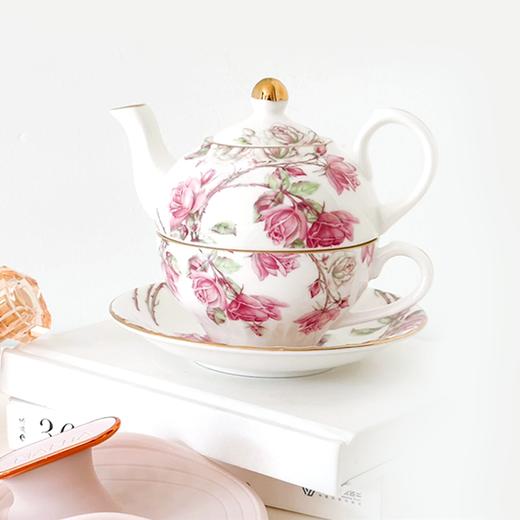 【AYNSLEY/安斯丽】 红玫瑰系列子母壶套装 3件套 商品图2