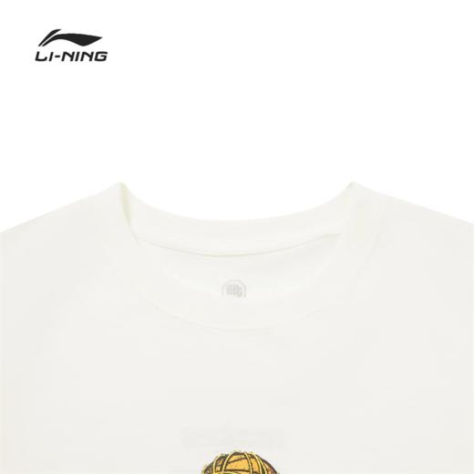 李宁反伍BADFIVE男子宽松短袖文化衫AHSW167 商品图5