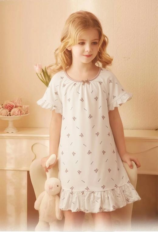 415-童针织莫棉睡裙 商品图2