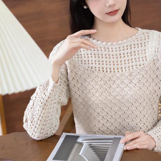 苏苏姐家夜澜上衣手工diy钩针自制编织毛线团材料包 商品图3