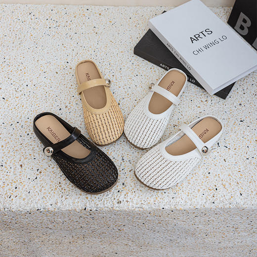 凯撒KAISER 软云编织凉鞋&凉拖 | 达人博主同款 两款可选 镂空编织鞋面 舒适透气 今夏爆火穿搭单品（凉拖建议拍大一码）（爆单预售3-7天发） 商品图11