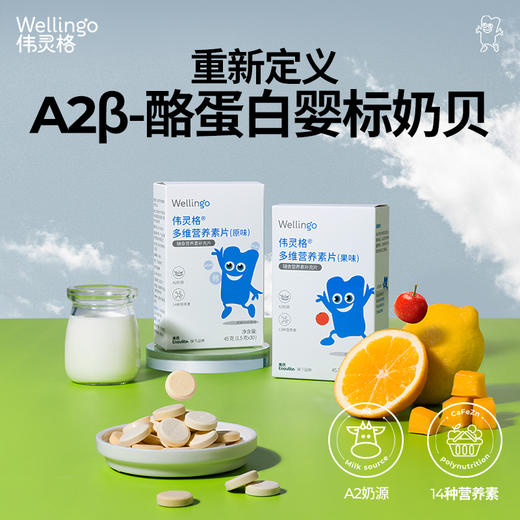 【惊喜5折券可用】伟灵格多维营养素片（原味）（接骨木莓味）（30片装/盒） 商品图0