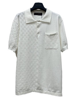 男款拼接针织短袖Polo衫ba