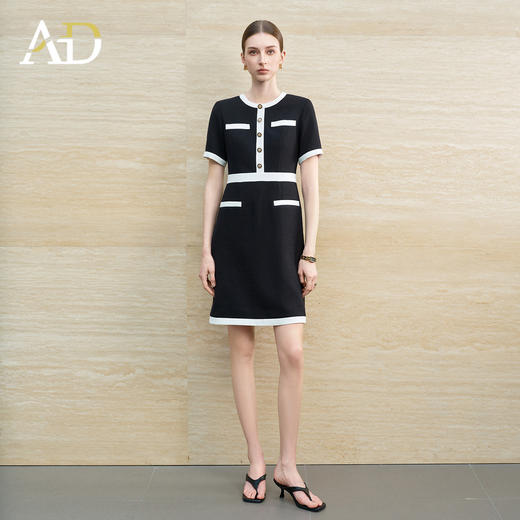 AD小香风连衣裙女夏2026新款今年流行爆款高级感大方得体漂亮裙子 商品图3