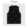 04-3潘依绣丁丁宠粉设计感撞色侧开叉V领简约无袖马甲 W-62889 商品缩略图2