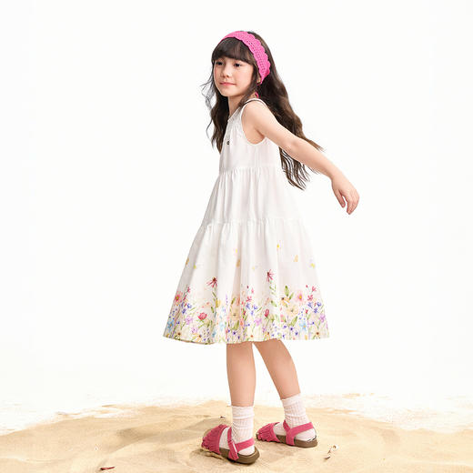 【实体店同款】女童无袖连衣裙夏季新款安奈儿童装AG623148 商品图5