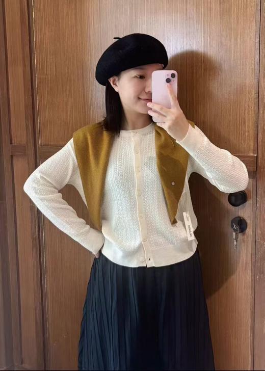 【门店同款】ENJOY秋季韩系排扣针织开衫 166796310 商品图5