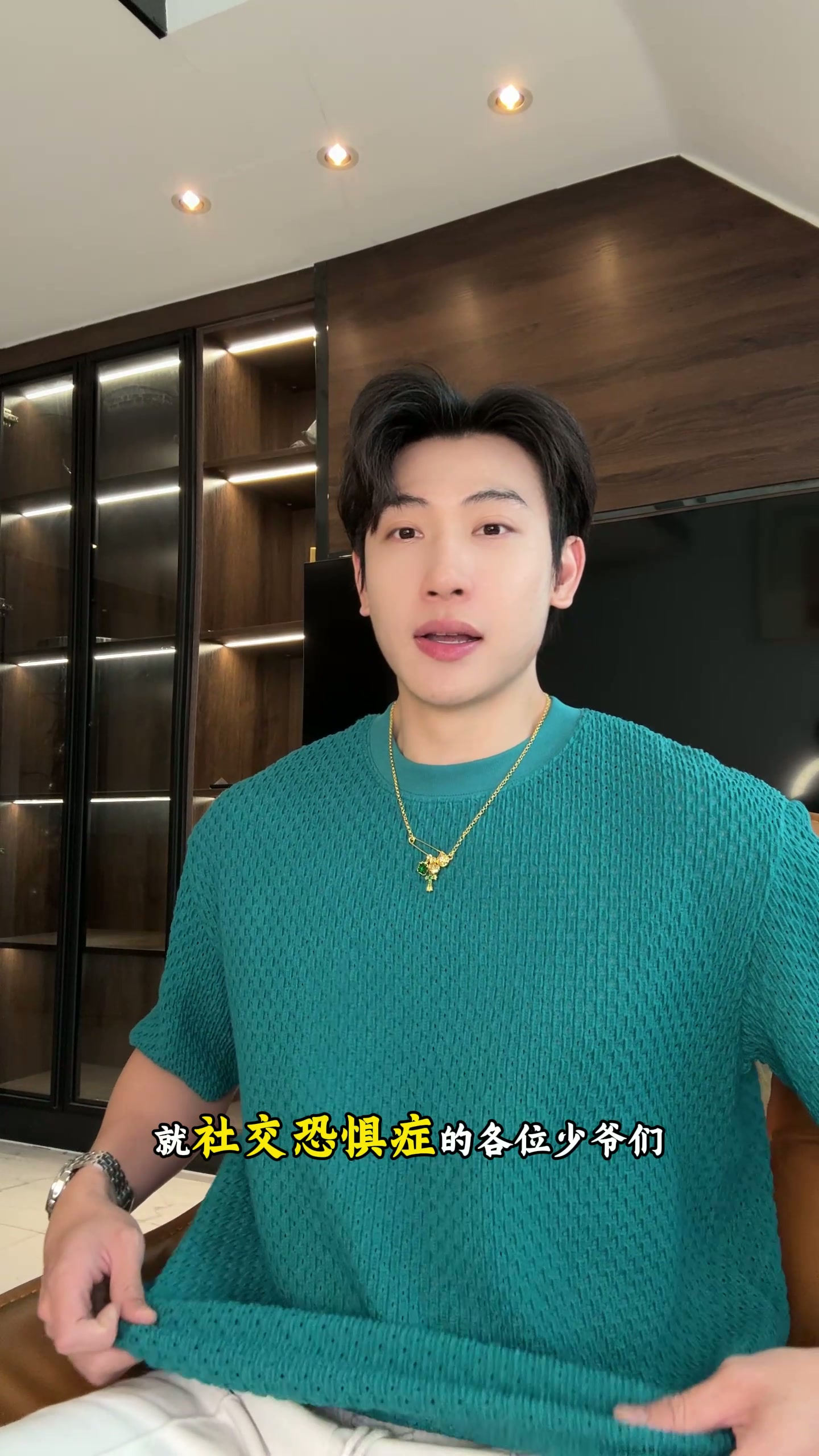 26T230SDSA男装2026新款高贵轻奢日系复古纯色肌理圆领短袖T恤百搭上衣