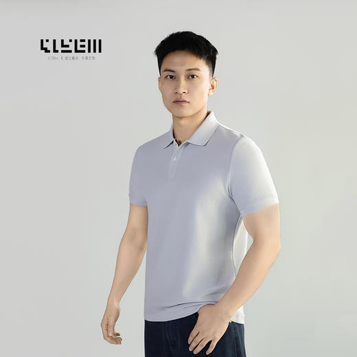 4158m 政企精英 专属定制 简慕SILK轻奢翻领polo衫 商品图3