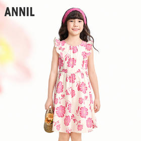 【实体店同款】女童连衣裙夏季新款安奈儿童装AG623146