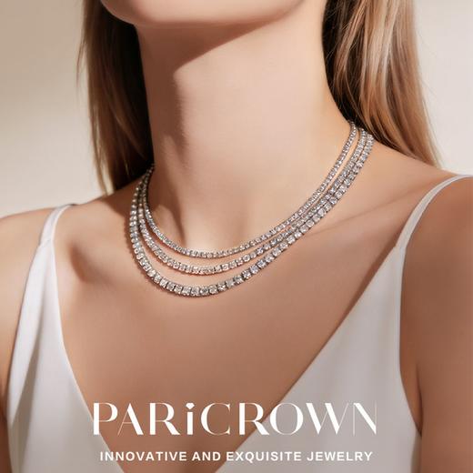 5.1狂欢购【抢先购-顺丰发货】PARiCROWN满钻网球手链-mi_bba 商品图12