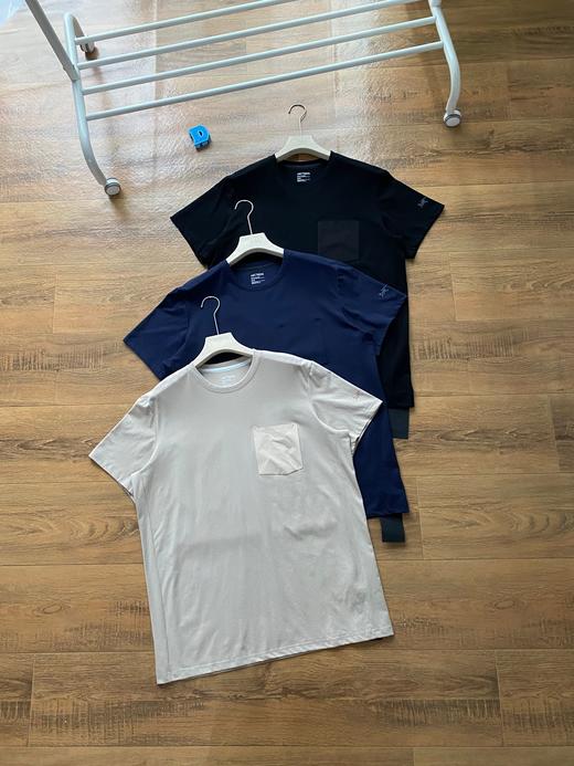 袅家Eris  T-shirt男子速干口袋T恤休闲运动商务短袖 商品图2