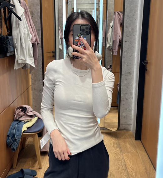 越南产正品Lu家Hold Tight 女士修身圆领长袖衫041001 商品图10