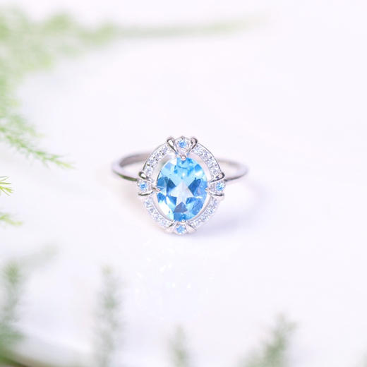 【繁星】托帕石戒指 商品图0