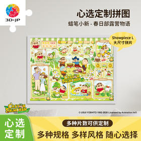 心选订制 U1080 蜡笔小新 春日部露营物语