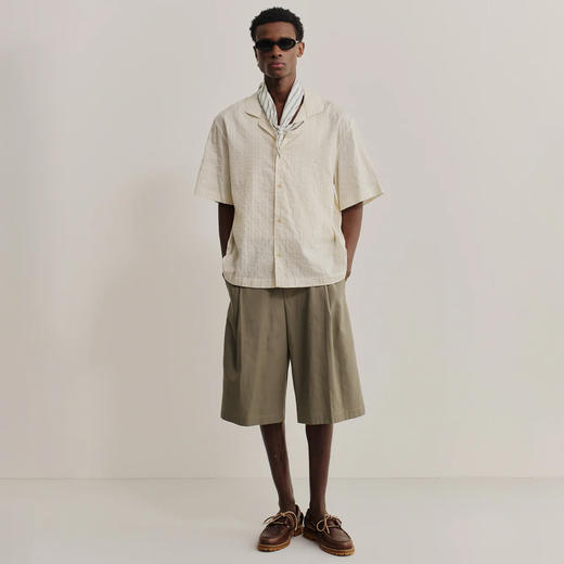 A Kind of Guise SAMATA SHIRT 意大利制棉亚麻混纺宽松剪裁衬衫 商品图1