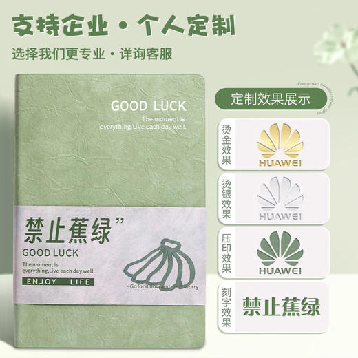 【高颜值氛围感笔记本】A5 软皮防水皮料加厚360页记事本 足量书写学生ins 风手账记事簿 商品图3