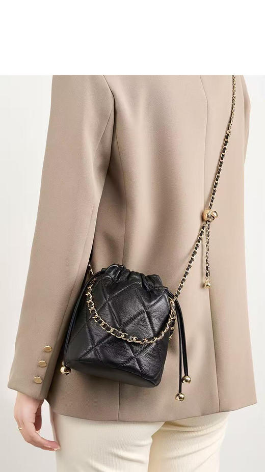 QSL2505真皮水桶链条包 商品图1