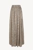 Cortana 26SS 灰棕细条纹手织丝麻ARIA半裙 商品缩略图2