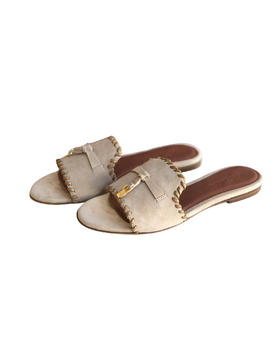 女款吊坠平底拖鞋zh015