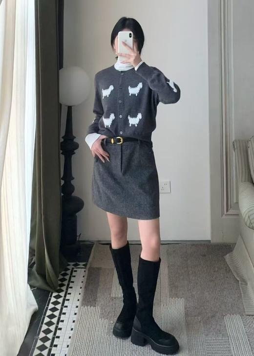 【门店同款】ENJOY冬季高级感毛呢半裙 167297213 商品图1