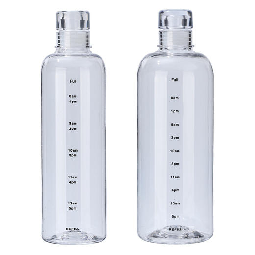 【防水防漏！食品级】夏季刻度杯网红塑料杯ins风户外运动水瓶简约便携水杯高颜值。xb 商品图4