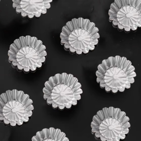 200个 B103#一次性铝箔菊花盏 蛋挞模菊花盏马蹄糕钵仔糕果冻锡纸杯