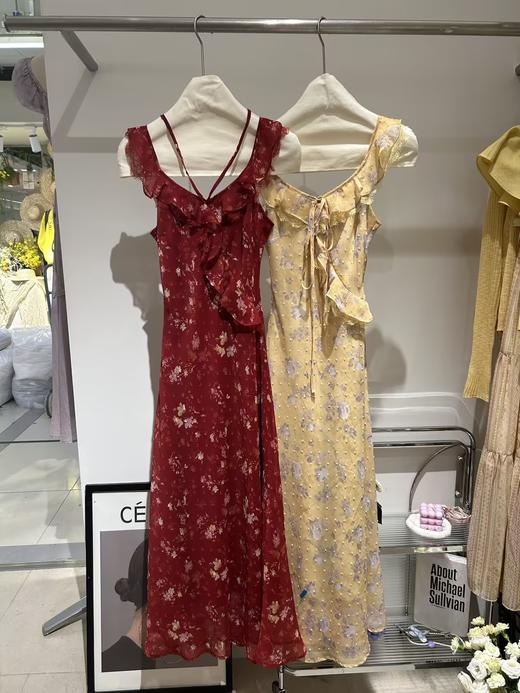 【门店同款】ENJOY夏季绝美碎花掐腰长裙 171494439 商品图0