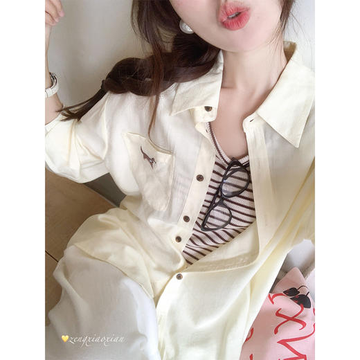 <曾小咸推荐>4.13现货秒杀 ！微信超特价！韩系薄款防晒长袖衬衫 日常179.99 立减100 秒杀79.99！！ 商品图1