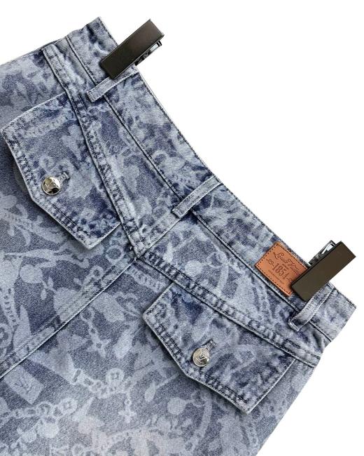 女款印花牛仔半裙la 商品图2