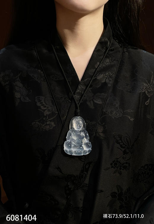 玻璃种观世音挂坠【6081404】具体价格微信咨询 商品图4