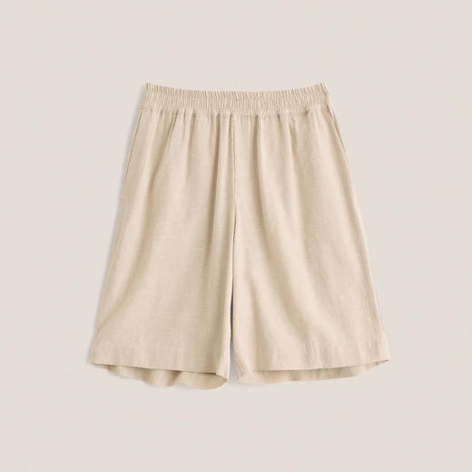 A Kind of Guise SALEH SHORTS 意大利制未染色亚麻丝绸混纺短裤 商品图4