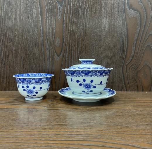 青花蝶恋花茶具套组 商品图0