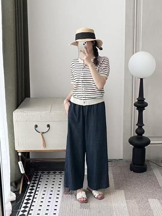 【门店同款】ENJOY夏季气质条纹针织衫 163243453 商品图2