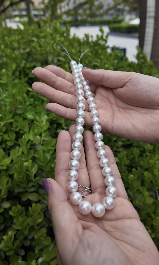 【日本溯源之旅】微瑕澳白近正圆串珠9-12mm（展会产品拍下后不支持7天无理由退换货） 商品图2