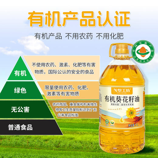【甄选&全网低价】有机葵花籽油&有机亚麻籽油   选对油选好油 权威有机认证 进口原料物理压榨 富含不饱和脂肪酸 商品图1
