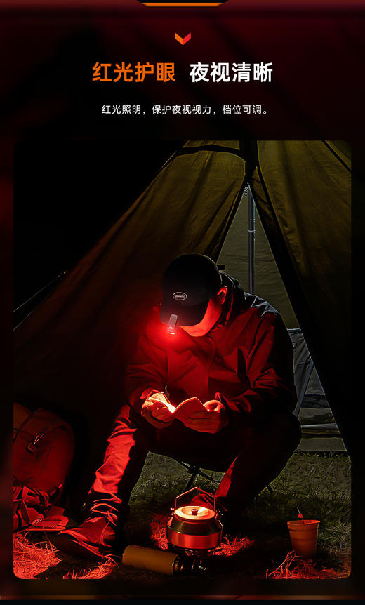 Fenix菲尼克斯E04R小型手电筒便携骑行警示安全夜跑可充电肩夹灯 商品图6