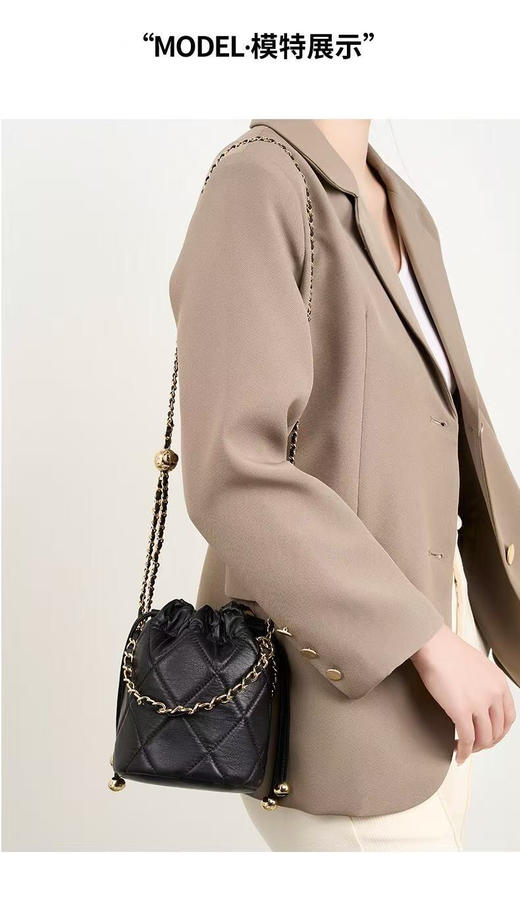 QSL2505真皮水桶链条包 商品图6