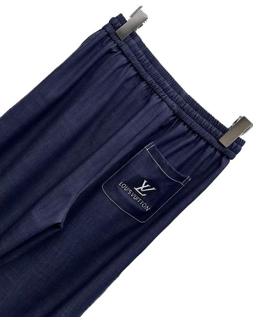 女款刺绣阔腿牛仔长裤la 商品图2