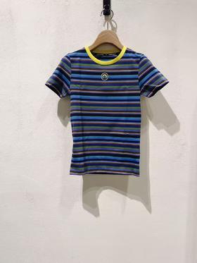 女款月亮条纹短袖T恤la