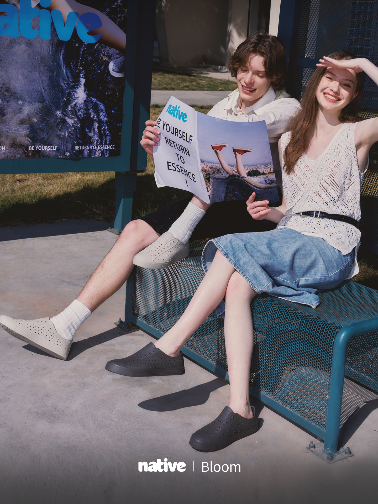 Native成人海藻BLOOM洞洞鞋