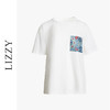 LIZZY都市休闲气质显瘦简约通勤百搭t恤短袖上衣8068 商品缩略图4