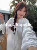 专柜实拍【温柔老钱感！】拉夏贝尔/La Chapelle法式镂空花边暗扣系带设计全棉长袖衬衫韩系小众上衣女 商品缩略图4