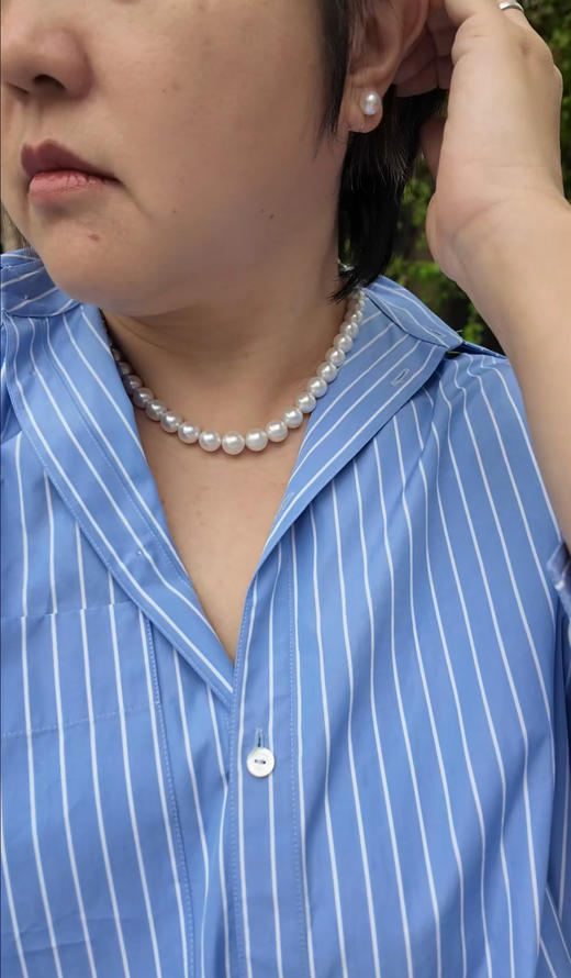 【日本溯源之旅】微瑕澳白近正圆串珠9-12mm（展会产品拍下后不支持7天无理由退换货） 商品图4