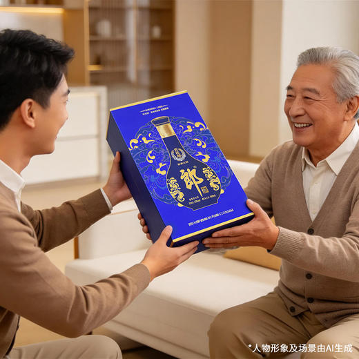 郎酒 青花郎酒 酱香型白酒 53度 500mL 1盒 （内附陶瓷酒杯*2） 商品图2