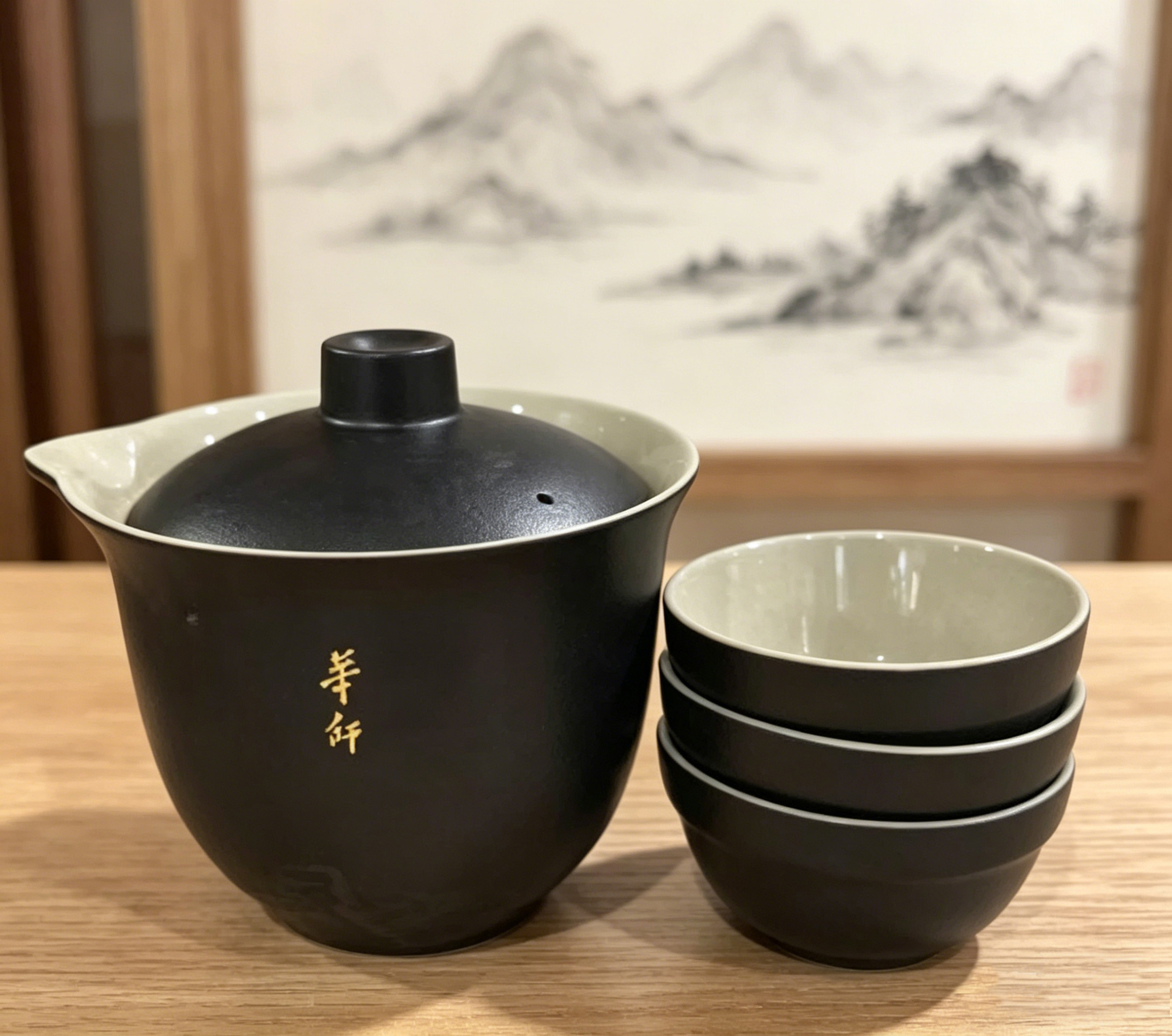 华师江山一壶三杯胶囊包