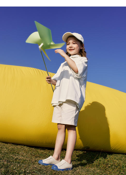 【2026native】儿童洞洞鞋jefferson孩童印花沙滩凉鞋透气鞋 商品图7