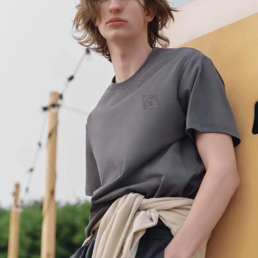 【任选3件89元，单件不发货】伊泺杉虎头刺绣男士速干T恤【3-5天发货】 商品图1