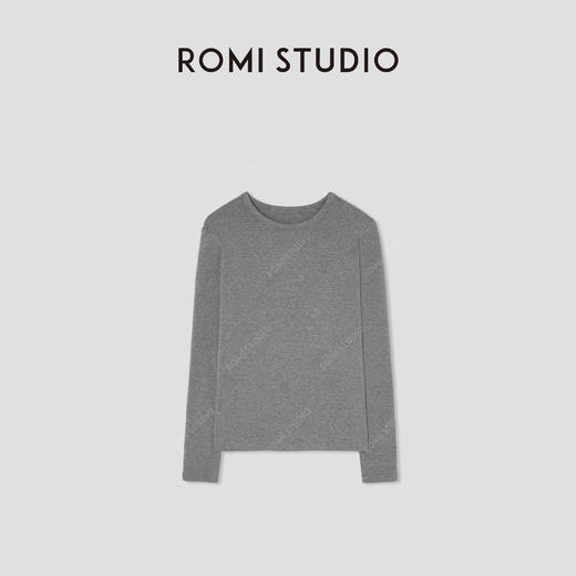 "简约休闲"山羊绒绵羊毛混纺舒适保暖长袖 RWCSS41961 商品图0