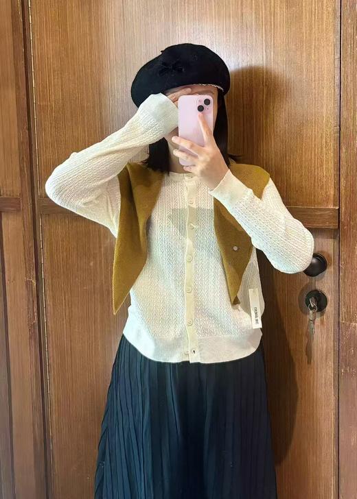 【门店同款】ENJOY秋季韩系排扣针织开衫 166796310 商品图3